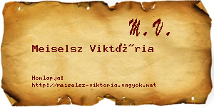 Meiselsz Viktória névjegykártya